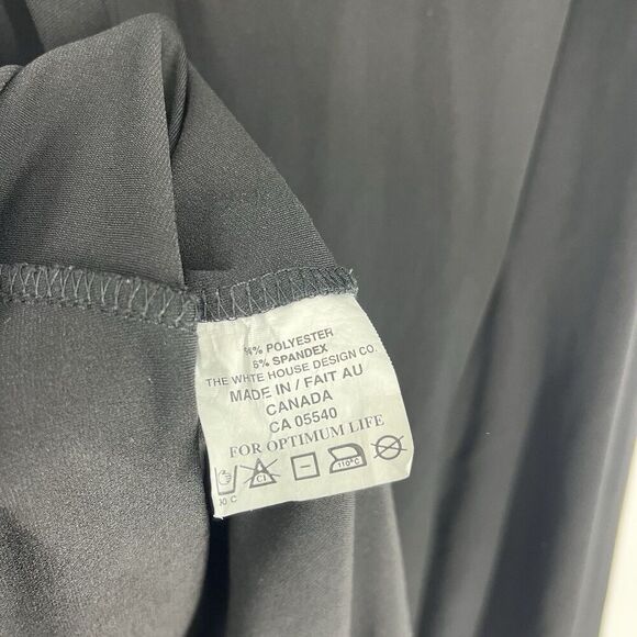 Sympli Tank Top Size 10 Womens Black Sleeveless Ruffle Tier V Neck Lagenlook - Picture 7 of 8